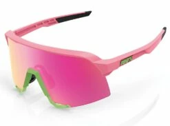 100% S3 - Mirror Lens Matte Washed Out Neon Pink