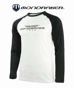 Mondraker T-Shirt Pit MS Racing Long Sleeve Black White