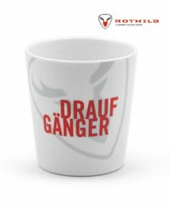 ROTWILD Porzelantasse "DRAUFGÄNGER"