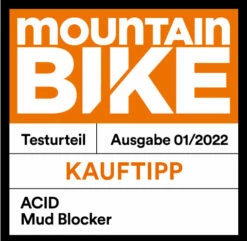 ACID Schutzblech MUD BLOCKER Vorne Kurz -Outlet SHIMANO Store Testsiegel Kauftipp Acid Mud Blocker 1024x