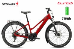 Specialized Turbo Vado 4.0 Step-Through 2022 Red Tint / Silver Reflective