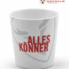 ROTWILD Porzelantasse "ALLESKÖNNER"
