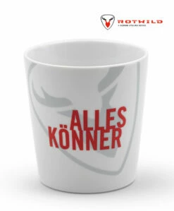 ROTWILD Porzelantasse "ALLESKÖNNER"