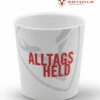 ROTWILD Porzelantasse "ALLTAGSHELD"