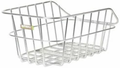 BASIL Cento Aluminium Korb Silber Hinten