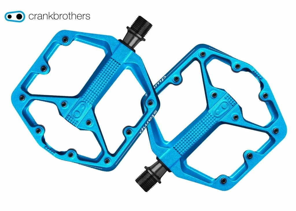 Crankbrothers Stamp 3 Pedal Blue 1 Crankbrothers Stamp 3 Pedal Blue