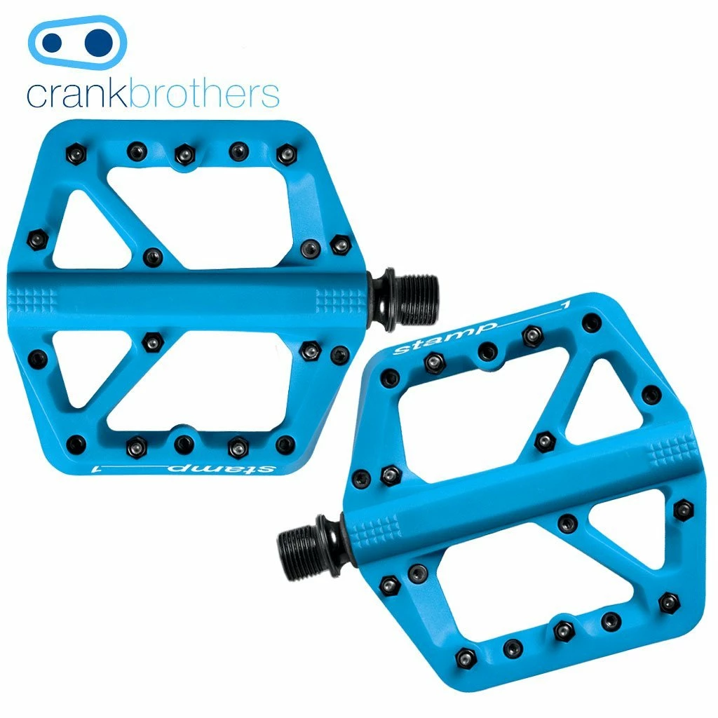 CRANKBROTHERS Pedale Stamp 1 Blue 1 CRANKBROTHERS Pedale Stamp 1 Blue