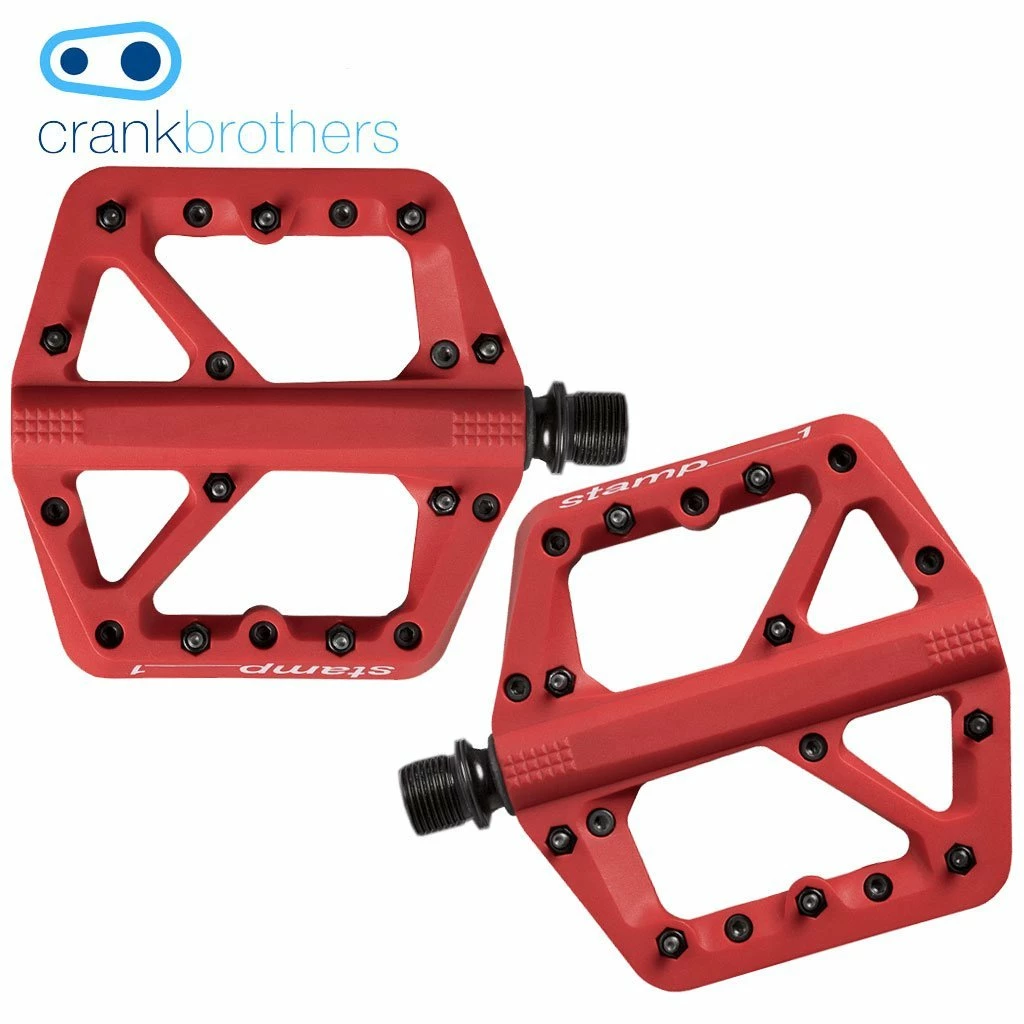 CRANKBROTHERS Pedale Stamp 1 Red 1 CRANKBROTHERS Pedale Stamp 1 Red