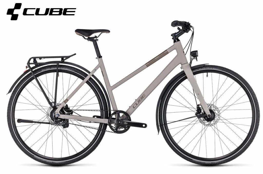 Cube Travel EXC Trapeze Oatgrey´n´taupe 2023 1 Cube Travel EXC Trapeze Oatgrey´n´taupe 2023