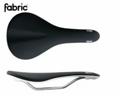 FABRIC SCOOP ELITE FLAT SADDLE Black White