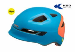 Giro KED POP Kinderhelm Petrol Orange