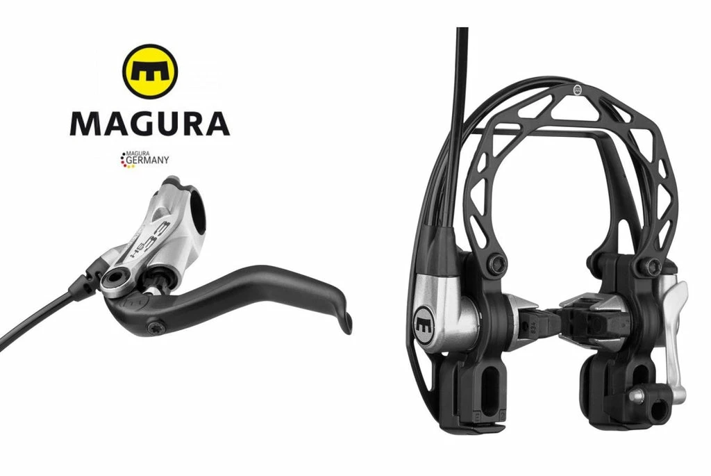 MAGURA - HS33 R Hydr. Felgenbremse 2 Finger Silber 1 MAGURA - HS33 R Hydr. Felgenbremse 2 Finger Silber