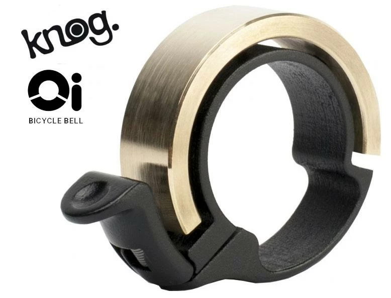 KNOG Oi Fahrradklingel Goldfarbig 1 KNOG Oi Fahrradklingel Goldfarbig