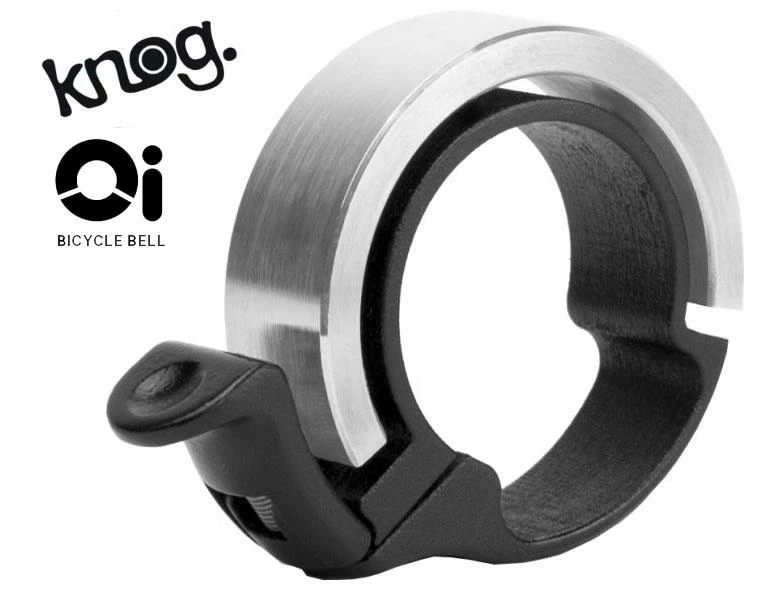 KNOG Oi Fahrradklingel Silber 1 KNOG Oi Fahrradklingel Silber