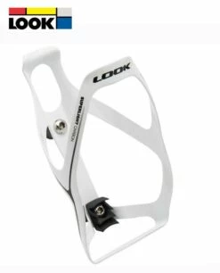 LOOK SUPER LIGHT BOTTLE CAGE WHITE SHINY
