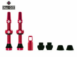 Muc-Off Tubeless Presta Ventil (Paar) - 44mm Red
