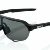 100% S2 - SMOKE LENS Soft Tact Black