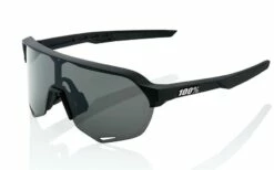 100% S2 - SMOKE LENS Soft Tact Black