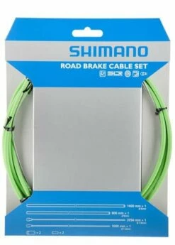 SHIMANO Bremszug-Set Road SIL-TEC Beschichtet -Outlet SHIMANO Store set siltec gr n 417255 1024x