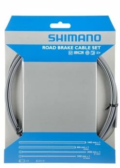 SHIMANO Bremszug-Set Road SIL-TEC Beschichtet -Outlet SHIMANO Store siltec set grau 555528 1024x