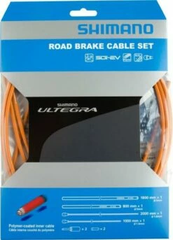 SHIMANO Bremszug-Set ULTEGRA Polymer Beschichtet -Outlet SHIMANO Store ultegra orange 998802 1024x