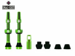 Muc-Off Tubeless Presta Ventil (Paar) - 44mm Green