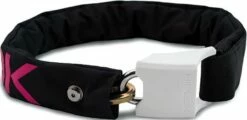 Hiplok Kettenschloss Schwarz Pink Weiß