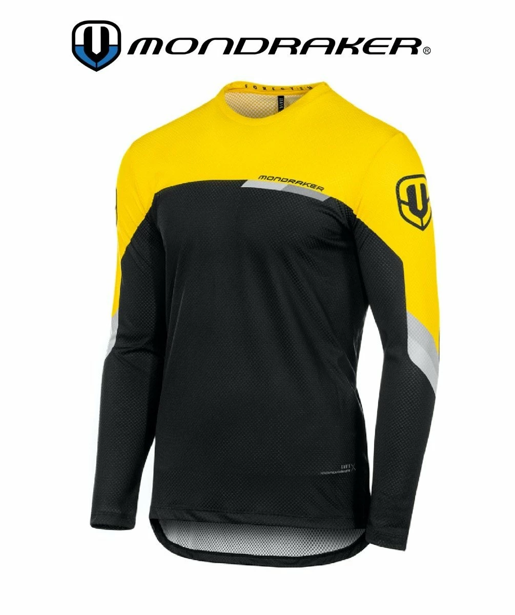 MONDRAKER ENDURO SHIRT LANGARM BLACK YELLOW 1 MONDRAKER ENDURO SHIRT LANGARM BLACK YELLOW